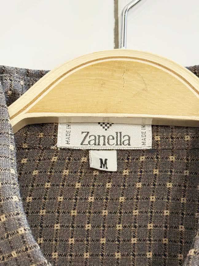 vintage zanella woven check dress shirt | made in Italy - good market thrift store
