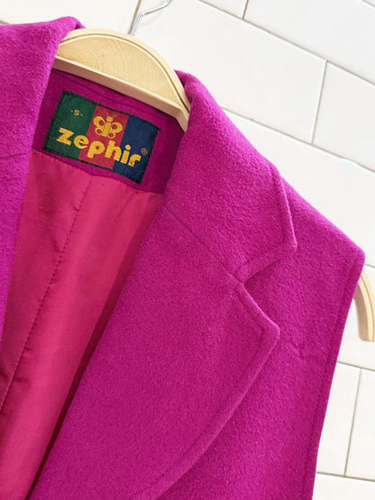 vintage zephir wool clasp button vest - good market thrift store