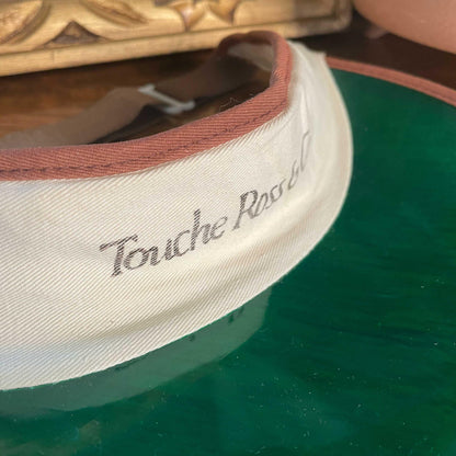 vintage touche ross & co poker visor