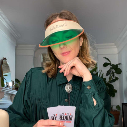 vintage touche ross & co poker visor