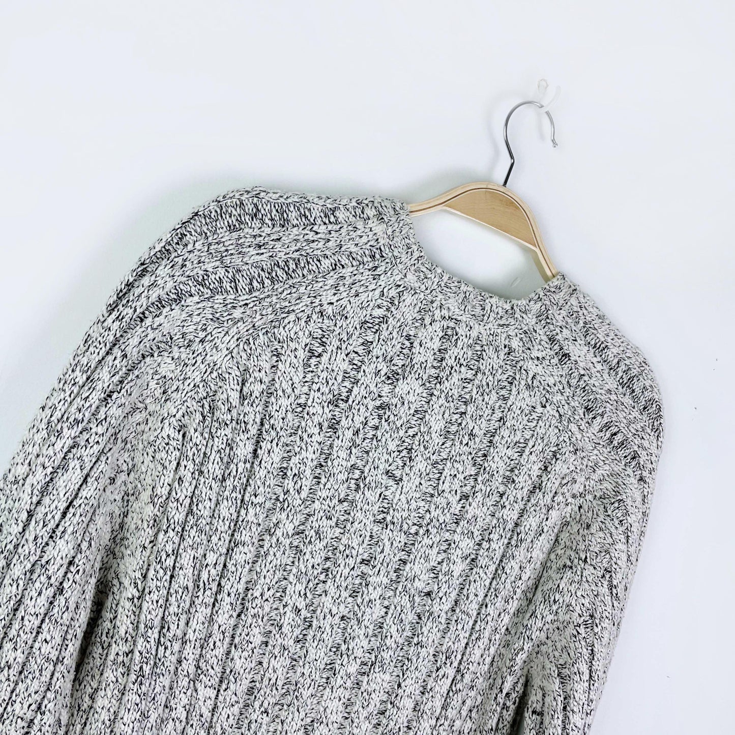 vintage 00s roots chunky rib v-neck sweater - size large