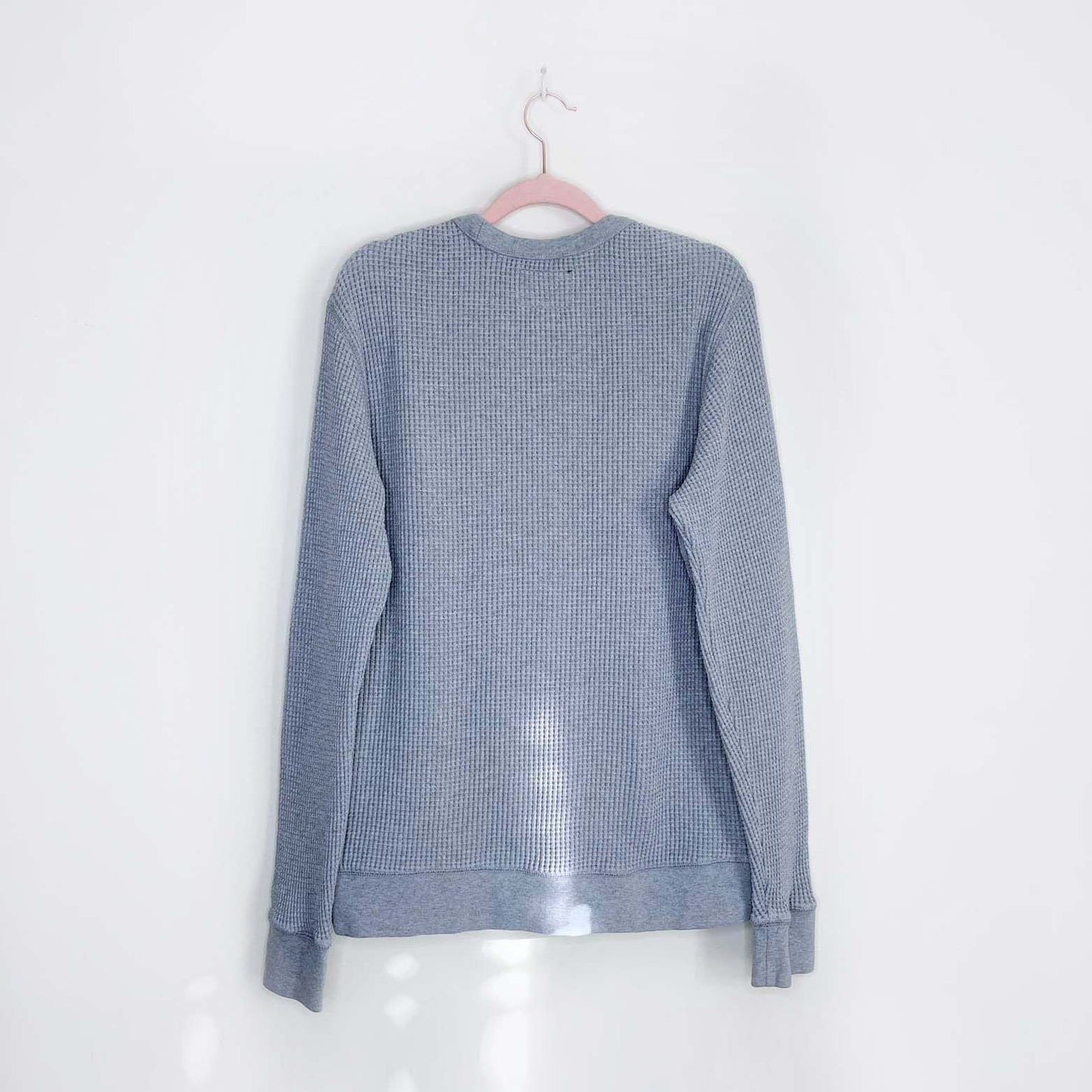 roots 2019 waffle thermal pocket long sleeve - size medium