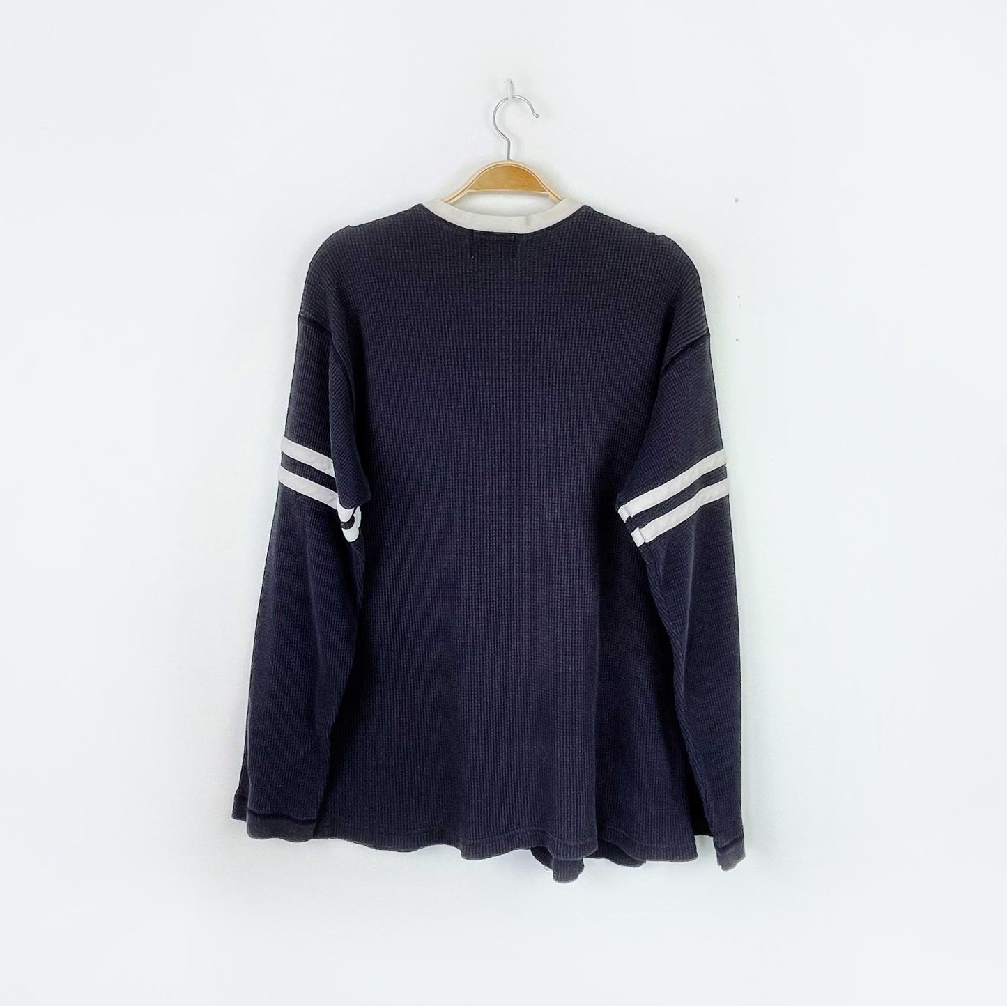 vintage 00s roots waffle thermal long sleeve