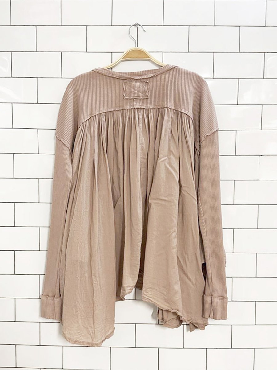 we the free lyrical flowy tunic top | free people - good market thrift store