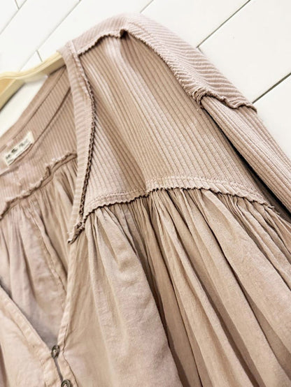 we the free lyrical flowy tunic top | free people - good market thrift store