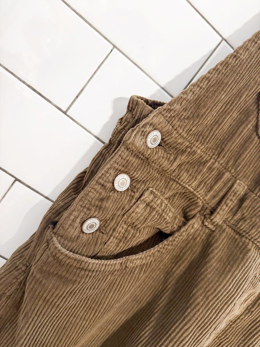 we the free ziggy chunky cord overalls | free people - good market thrift store