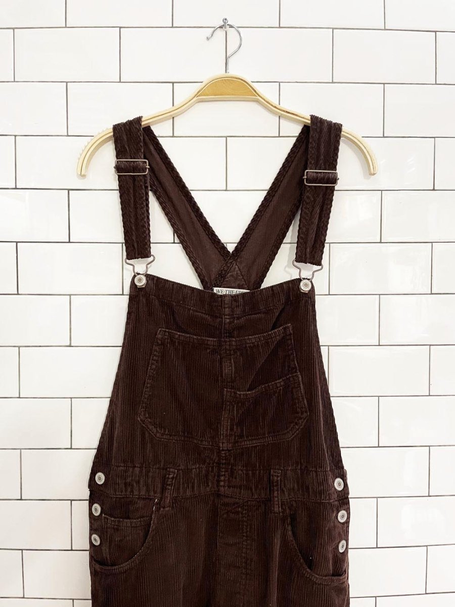 we the free ziggy chunky cord overalls | free people - good market thrift store