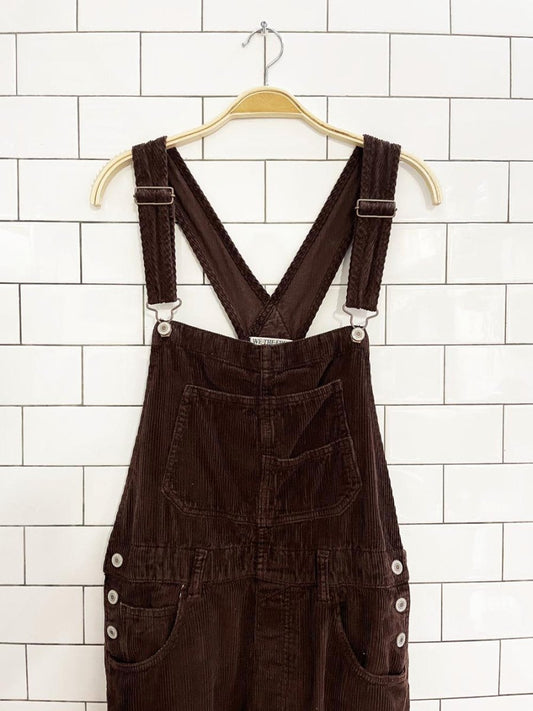 we the free ziggy chunky cord overalls | free people - good market thrift store