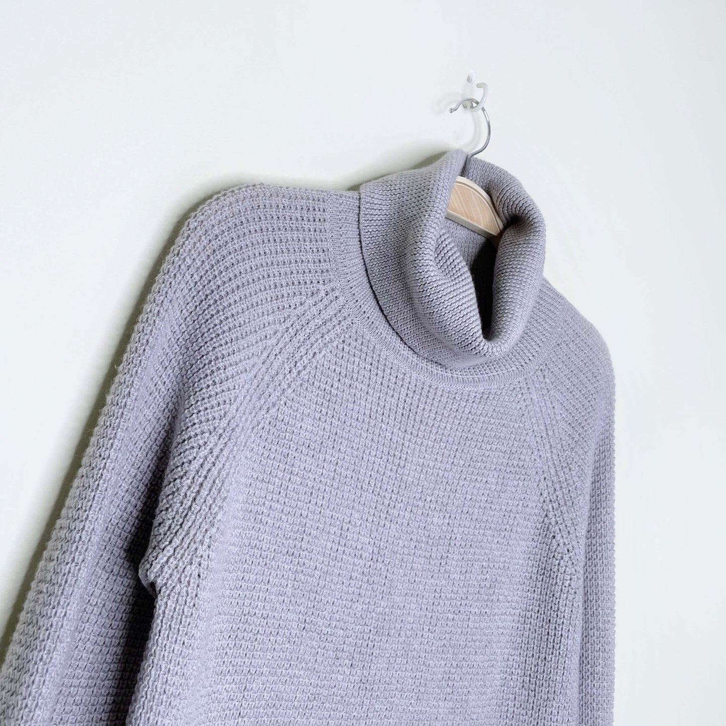 wilfred free bianca grey merino wool sweater dress - size medium