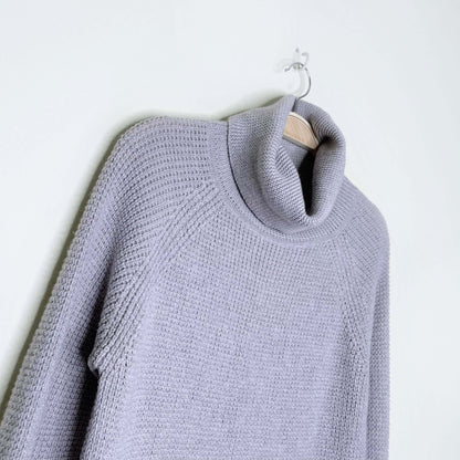 wilfred free bianca grey merino wool sweater dress - size medium