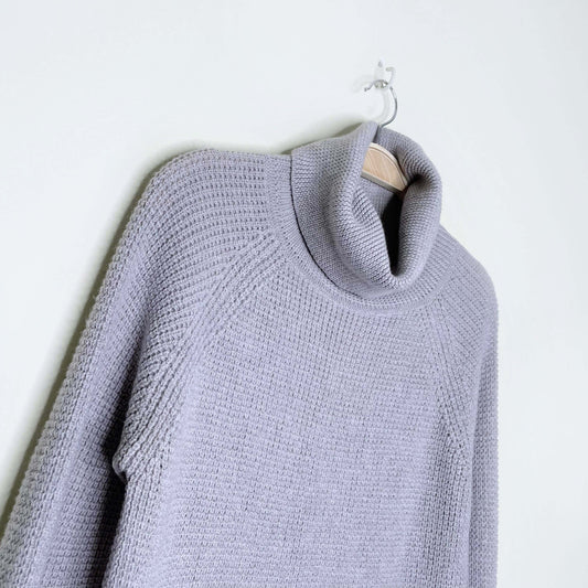 wilfred free bianca grey merino wool sweater dress - size medium