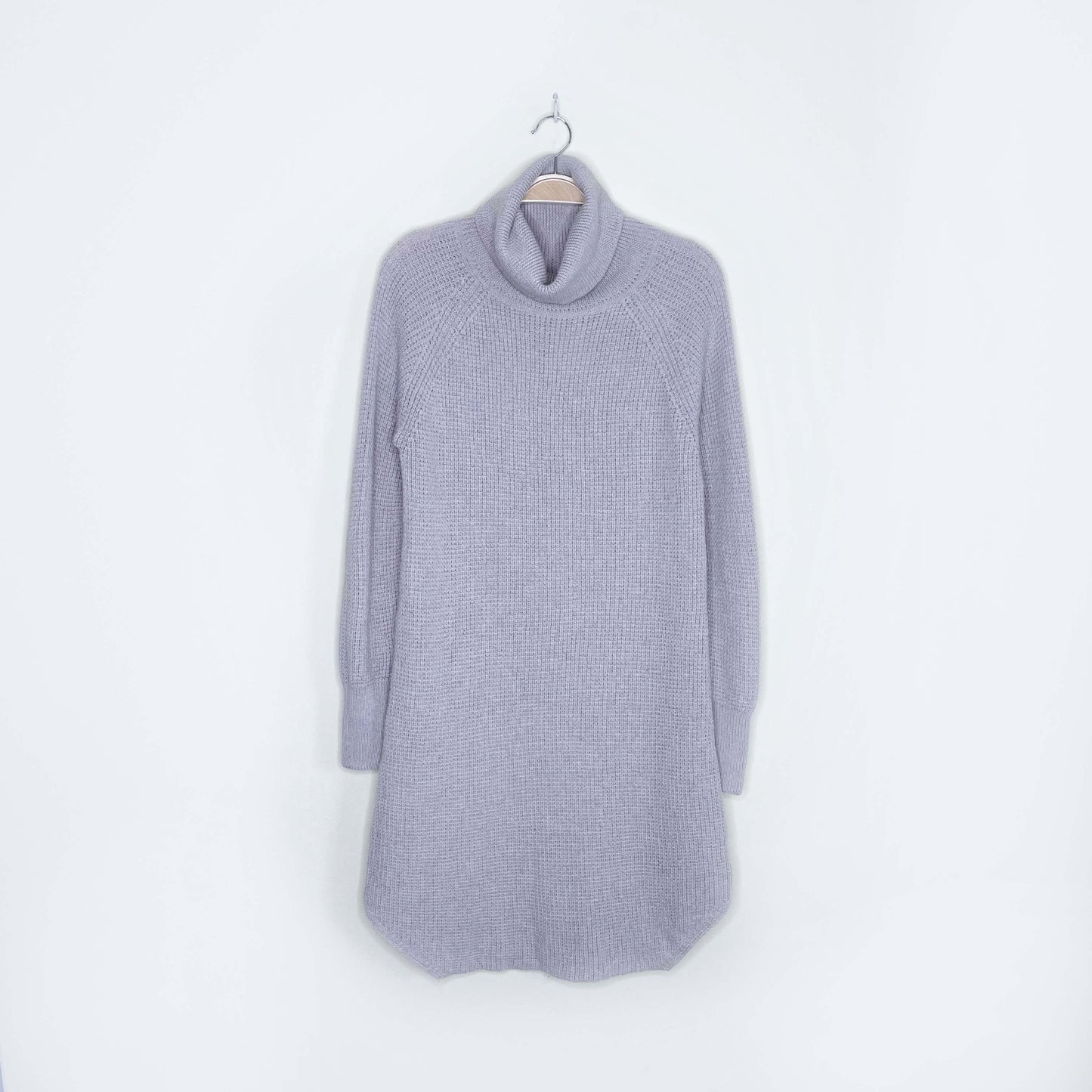 wilfred free bianca grey merino wool sweater dress - size medium