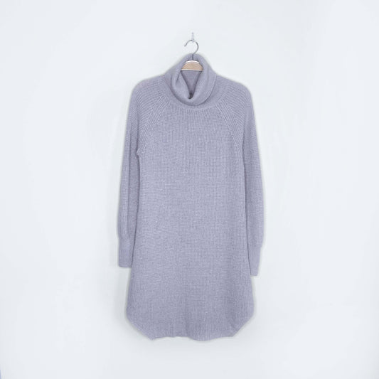 wilfred free bianca grey merino wool sweater dress - size medium