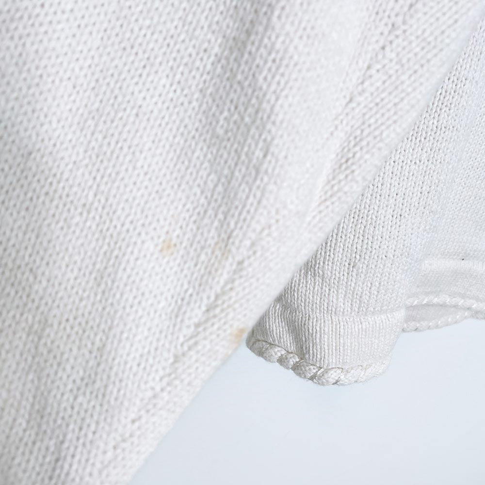 vintage donn kenny white ivy knit cardigan