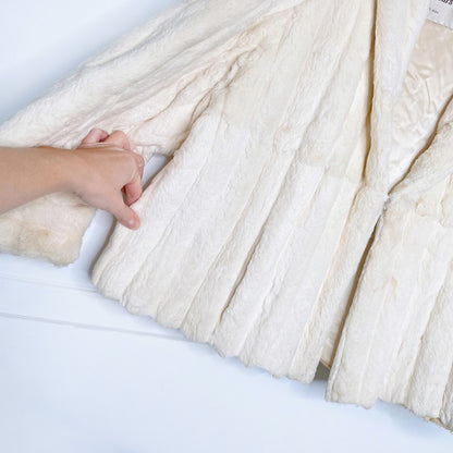 vintage 60s shaved mink princess short coat