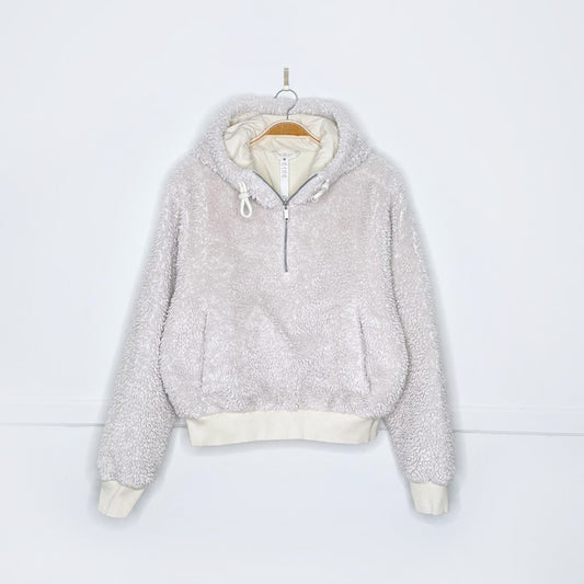 lululemon 2021 textured fleece half zip hoodie
