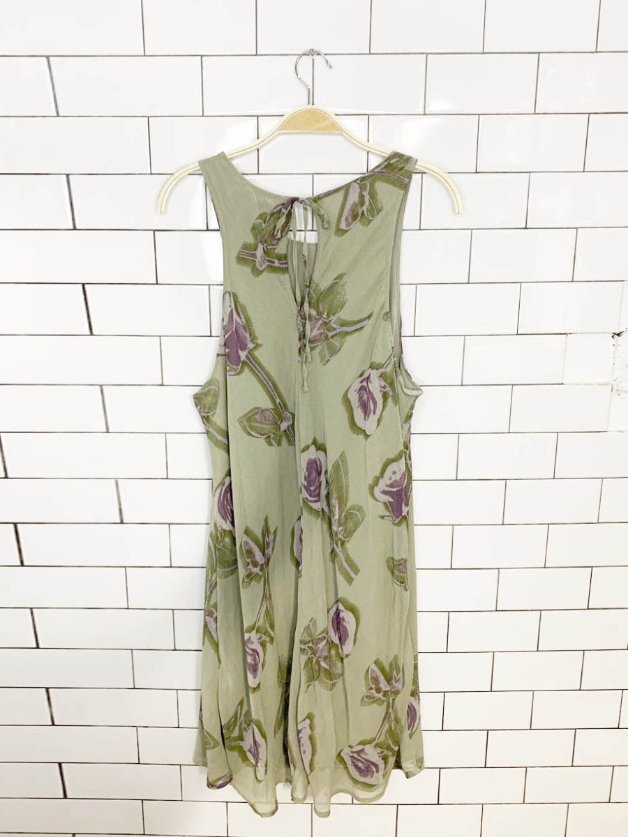 wild fable floral chiffon sleeveless midi dress - good market thrift store