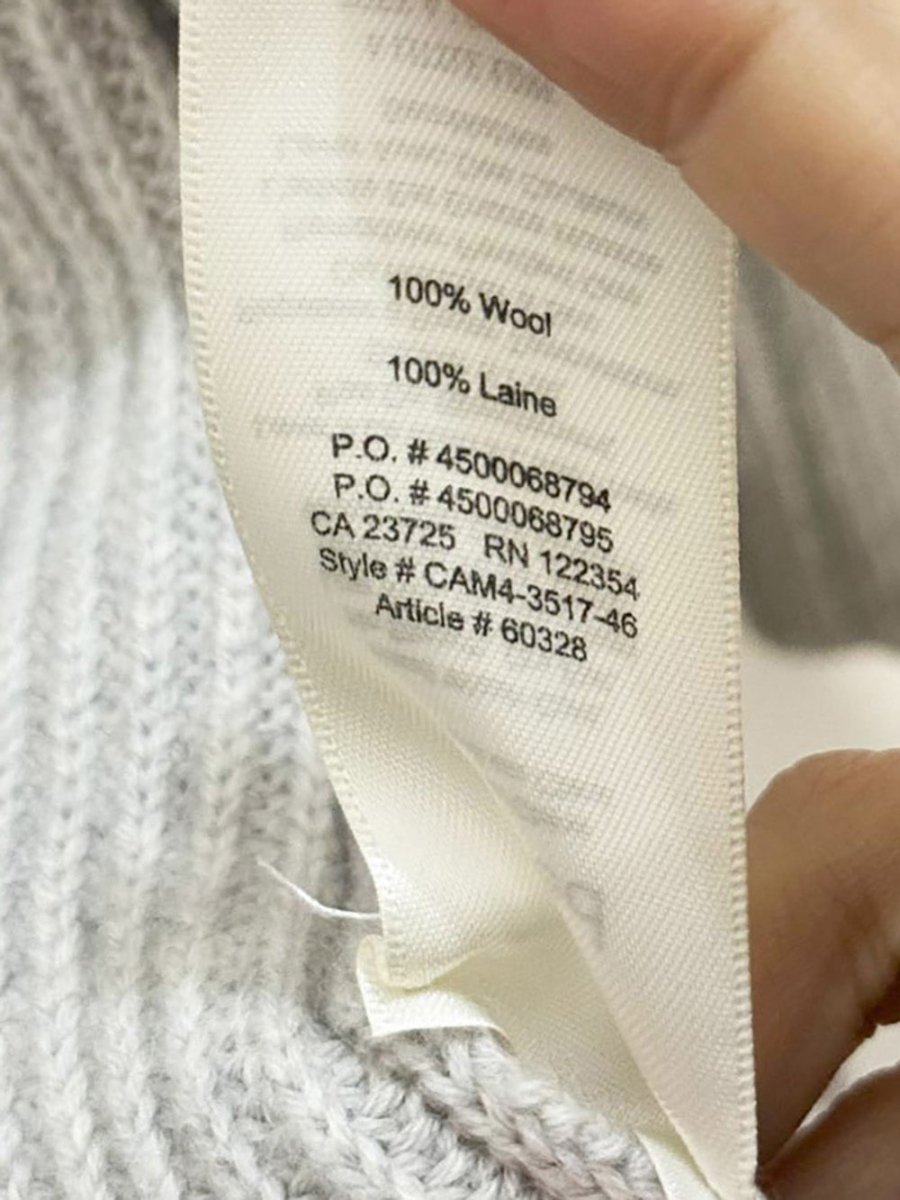 wilfred 100% wool open knit long cardigan | aritzia | yarn made in Italy - good market thrift store