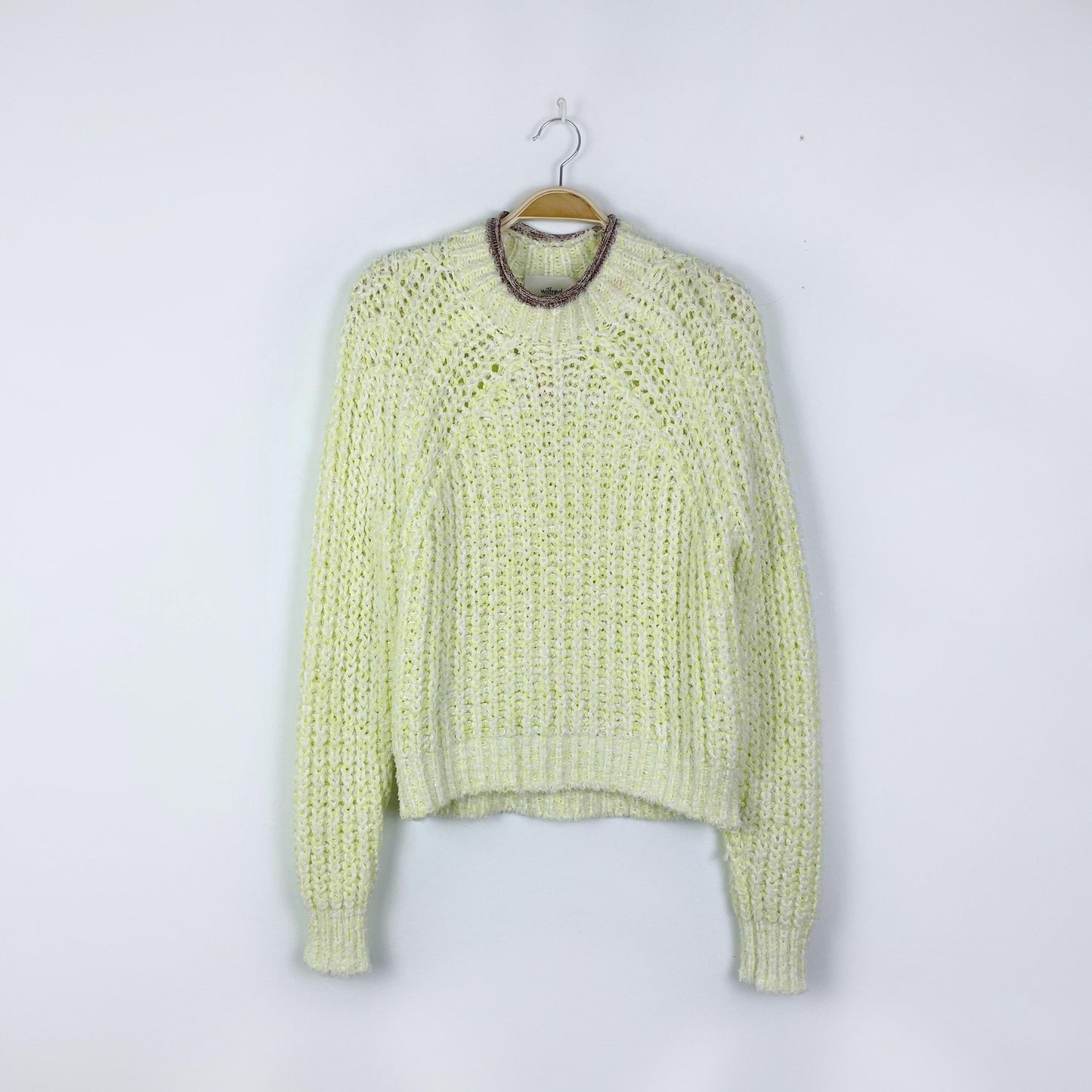 wilfred confetti sweater - size small