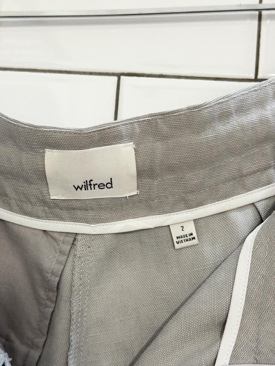 wilfred allant line - blend tie waist cropped trouser | artizia - good market thrift store