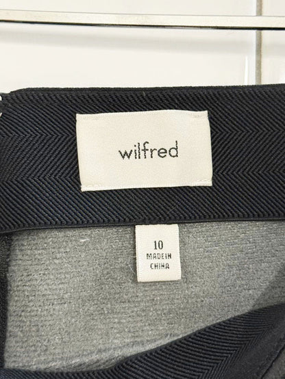 wilfred angie vegan leather drape mini skirt | aritzia - good market thrift store