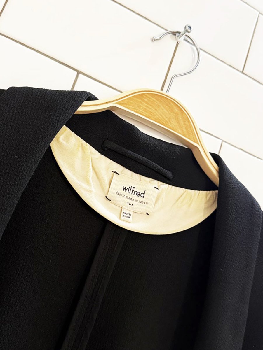 wilfred chevalier jacket relaxed open blazer | aritzia - good market thrift store