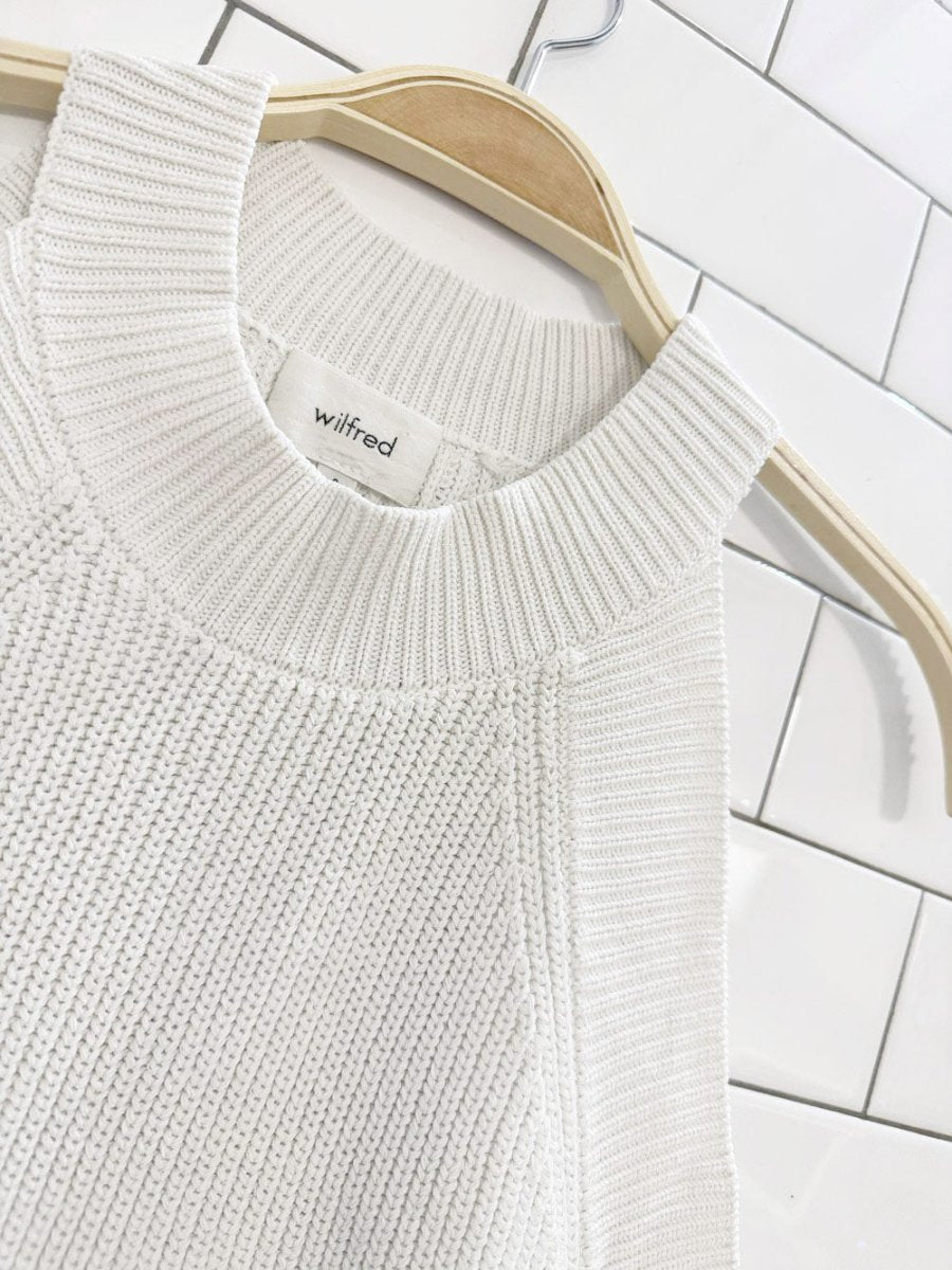 wilfred crevier knit halter tank | aritzia - good market thrift store