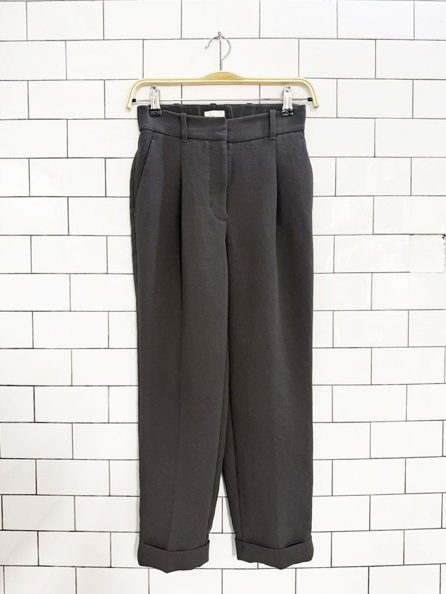 wilfred effortless pleated high rise trousers | aritzia - good market thrift store