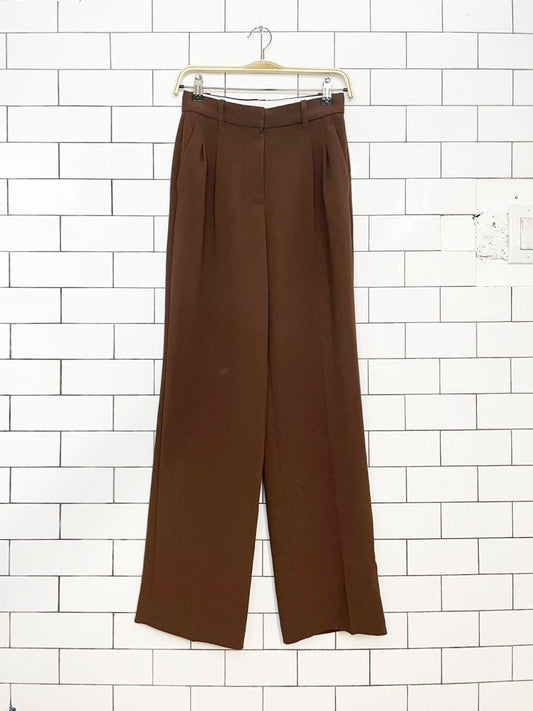 wilfred effortless pleated wide leg trouser | aritzia - good market thrift store