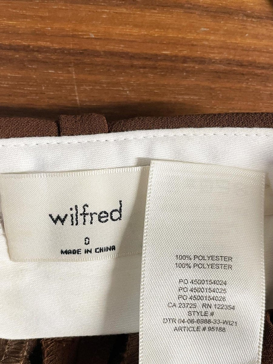 wilfred effortless pleated wide leg trouser | aritzia - good market thrift store
