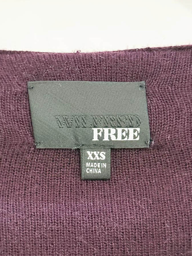 wilfred free cashmere - blend hooded knit sweater | aritzia - good market thrift store