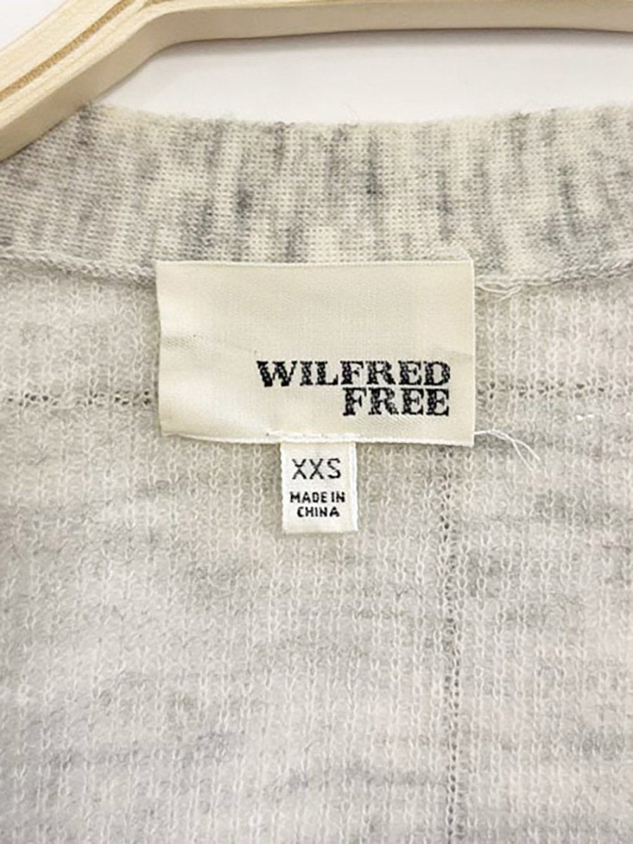 wilfred free mohair - blend sheer open knit cardigan | aritzia - good market thrift store