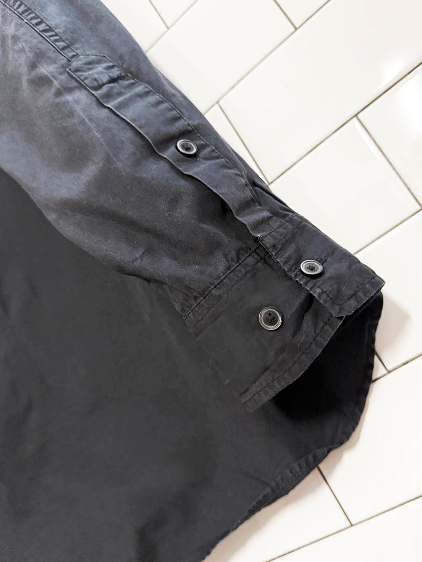 wilfred free oversized full button poplin shirt | aritzia - good market thrift store