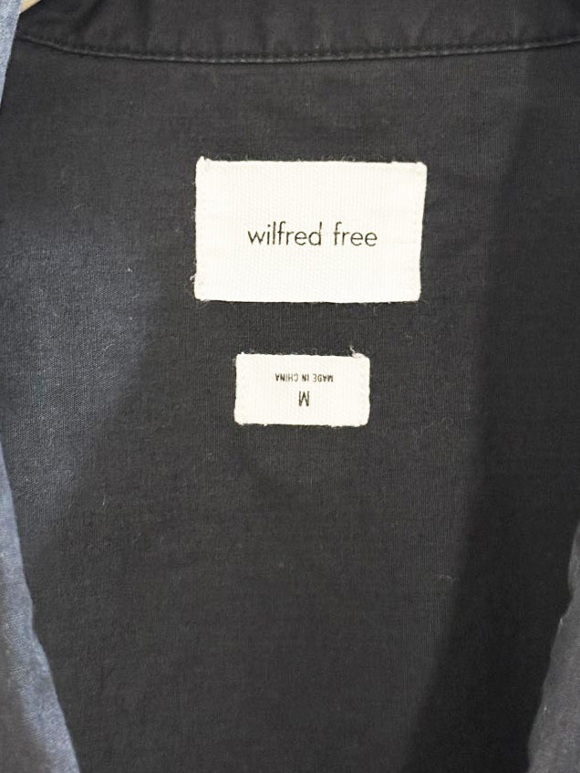 wilfred free oversized full button poplin shirt | aritzia - good market thrift store