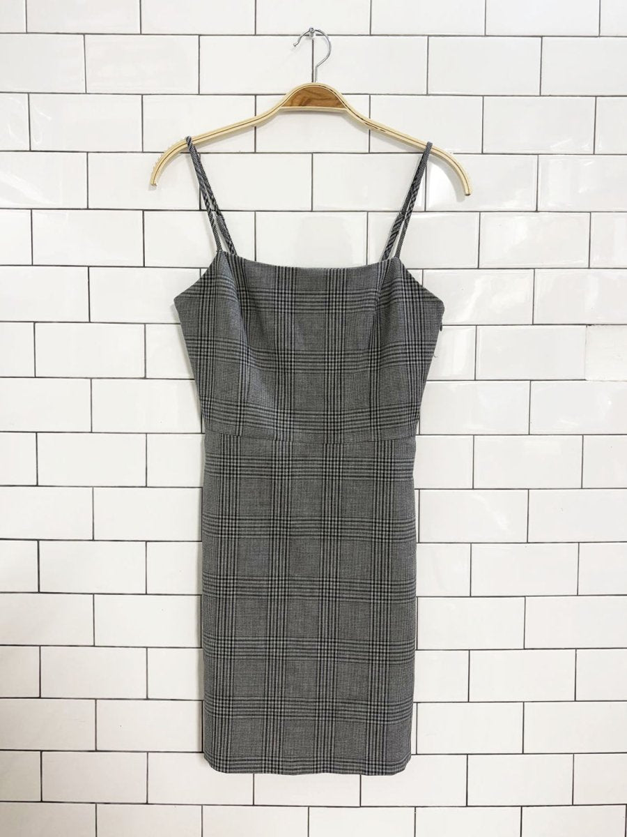 wilfred isabelle plaid mini dress | aritzia - good market thrift store