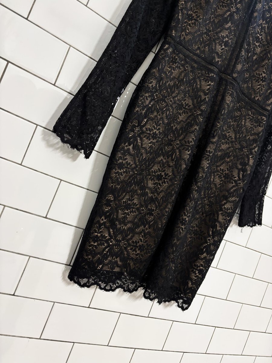 wilfred janvry lace long sleeve mini dress | aritzia - good market thrift store