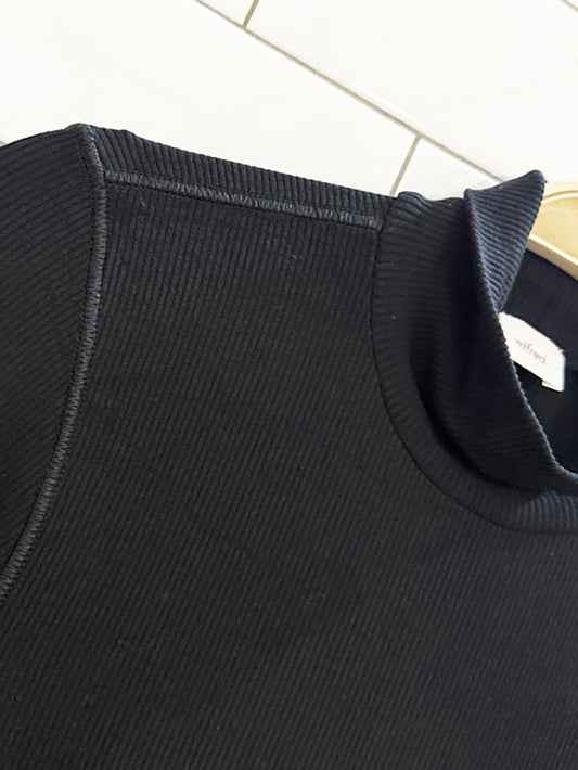 wilfred light rib turtle neck top | aritzia - good market thrift store