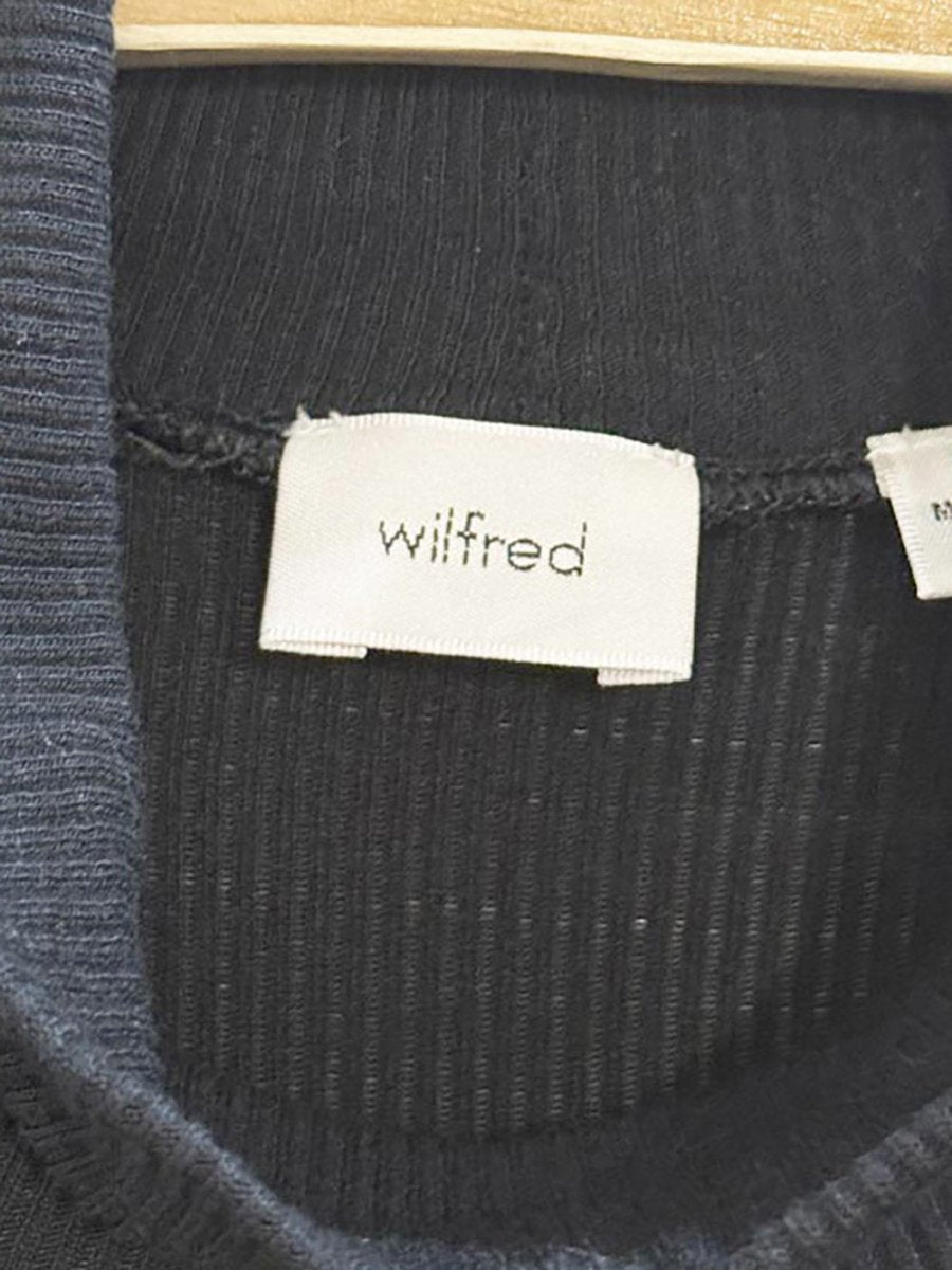 wilfred light rib turtle neck top | aritzia - good market thrift store