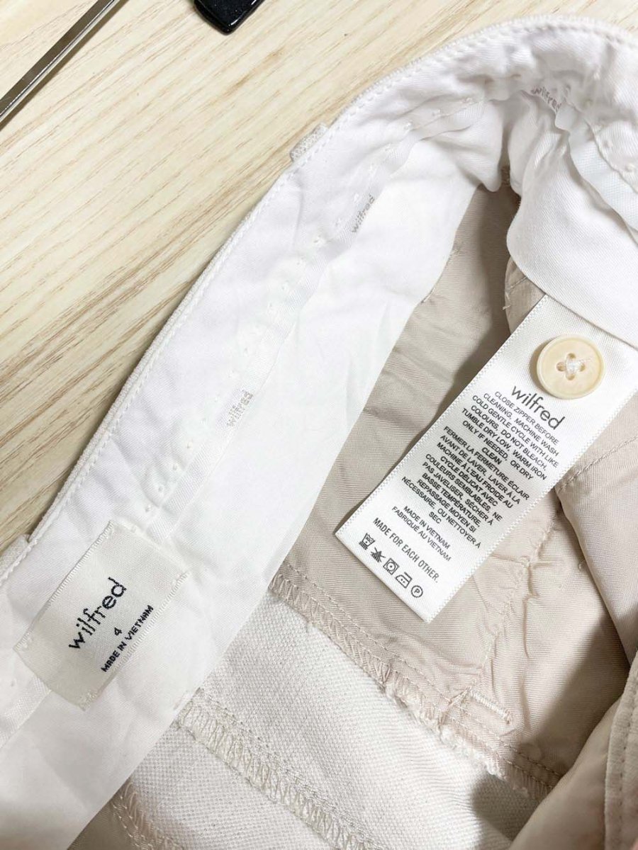 wilfred linen - blend trouser short | aritzia - good market thrift store