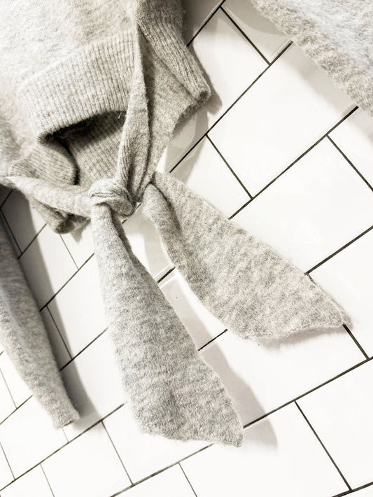 wilfred lorin alpaca - wool tie waist knit sweater | aritzia - good market thrift store