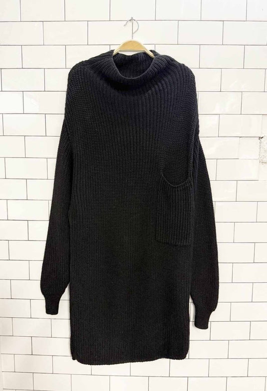 wilfred montpellier 100% merino wool knit sweater dress | aritzia - good market thrift store