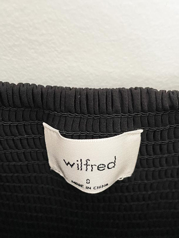 wilfred novella bustier puff sleeve mini dress | aritzia - good market thrift store