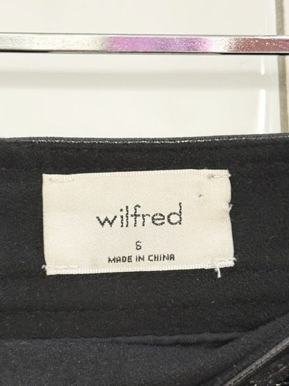 wilfred shiny faux leather mini skirt | aritzia - good market thrift store