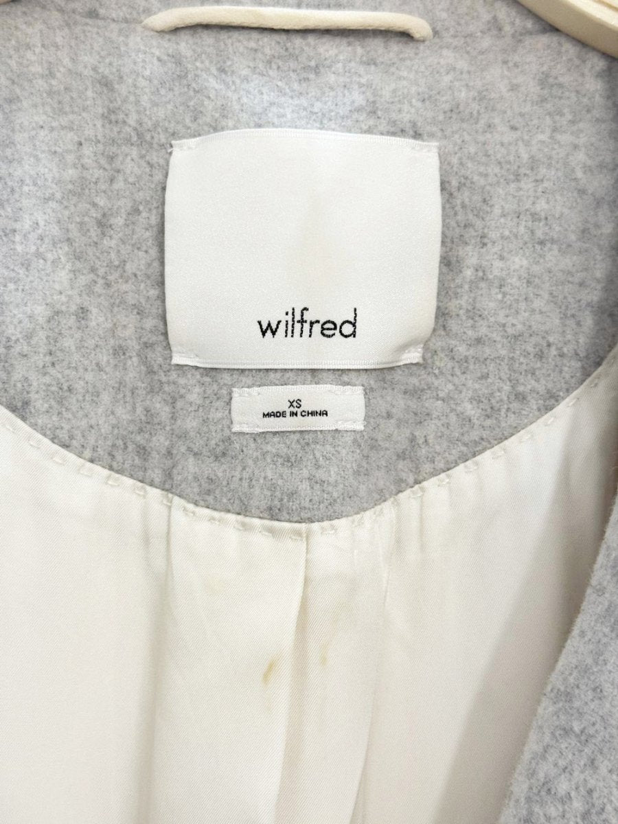 wilfred the cocoon wool - cashmere coat | aritzia - good market thrift store