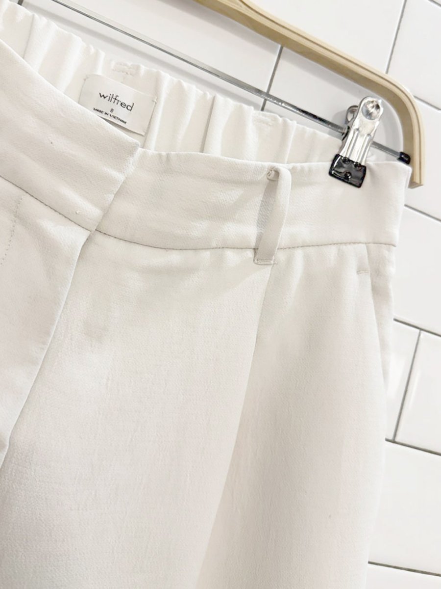 wilfred the effortless pant pleated trousers | aritzia - good market thrift store