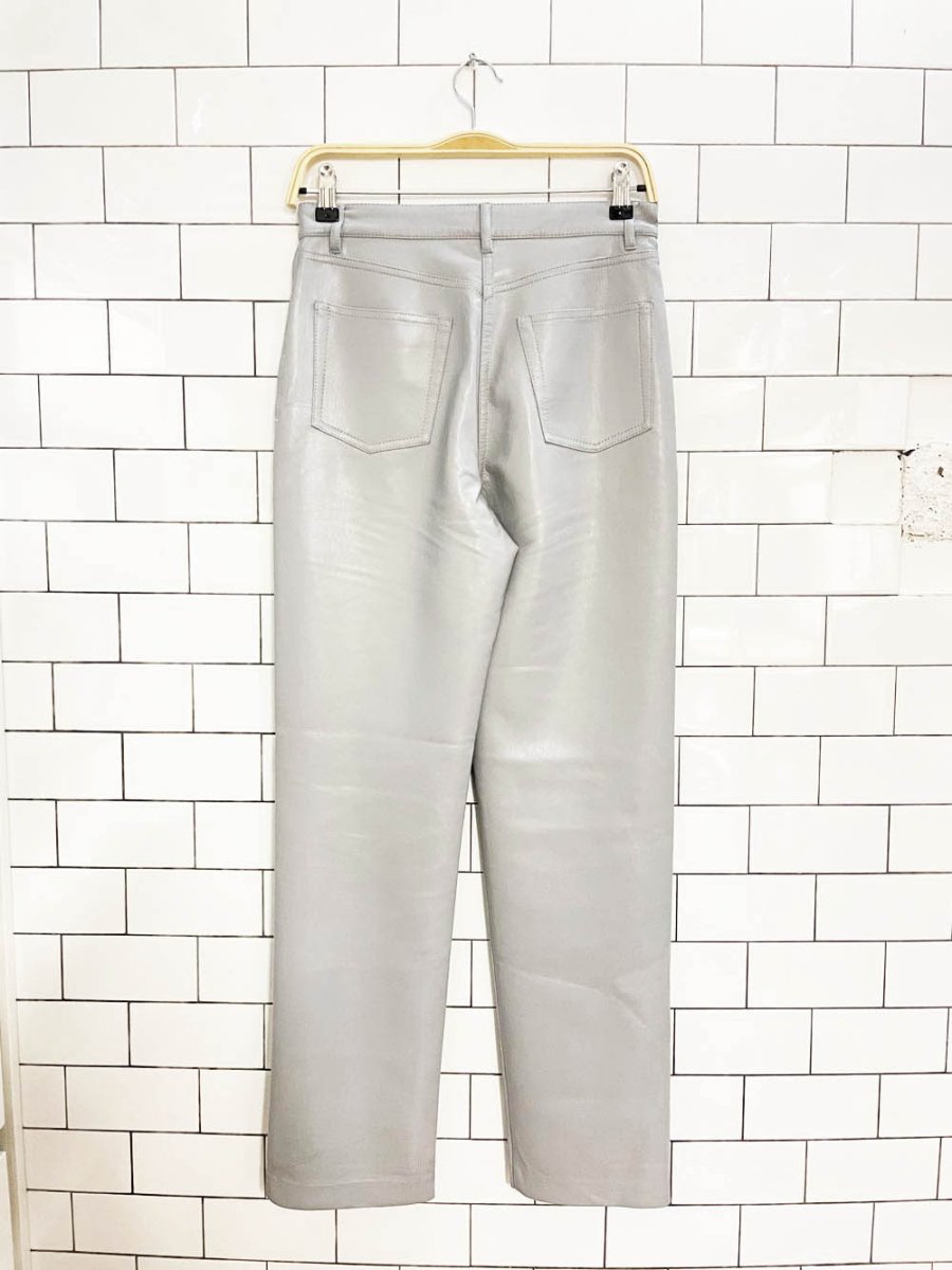 wilfred the melina faux leather pants | aritzia - good market thrift store