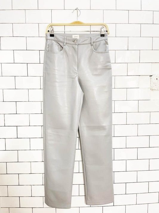 wilfred the melina faux leather pants | aritzia - good market thrift store