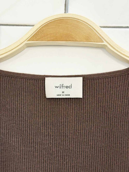 wilfred tuscany sweetheart knit sweater | aritzia - good market thrift store