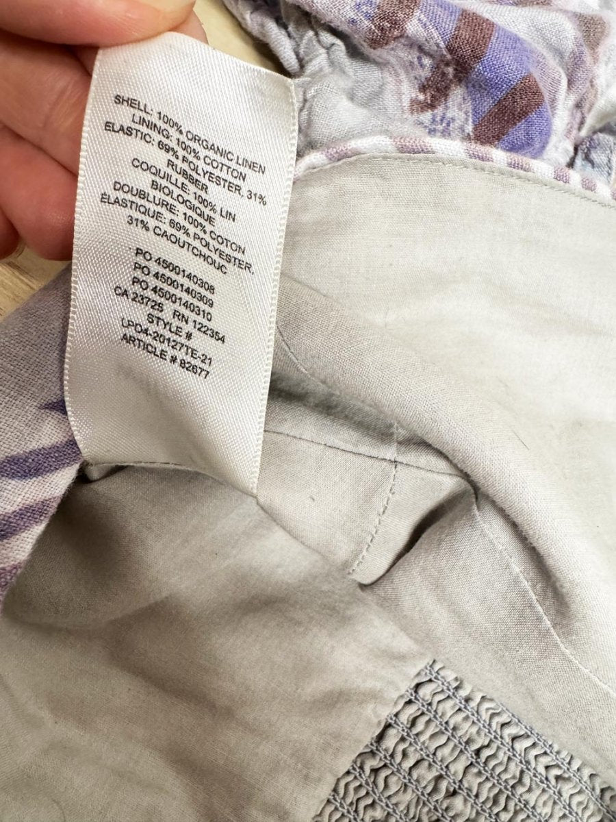 wilfred wander 100% organic linen puff shoulder crop top | aritzia - good market thrift store
