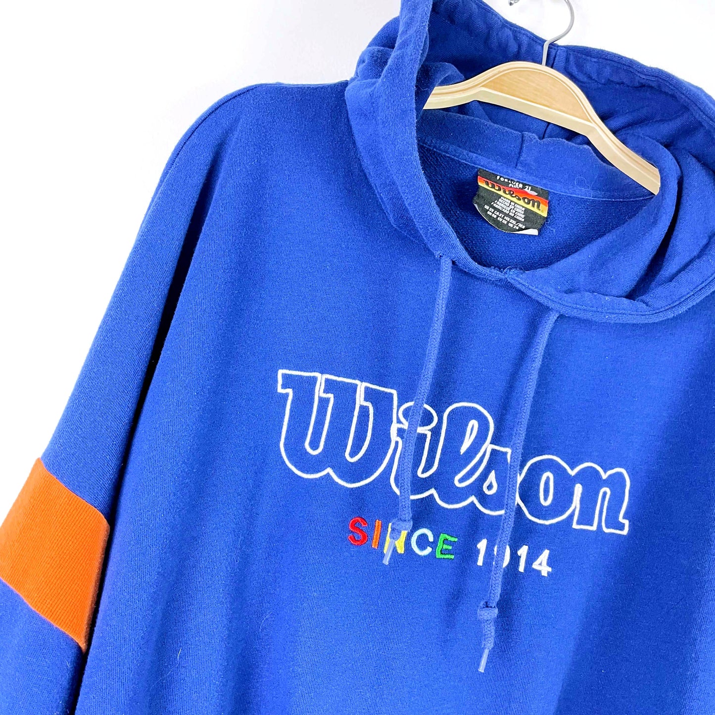 f21 x wilson colour block hoodie